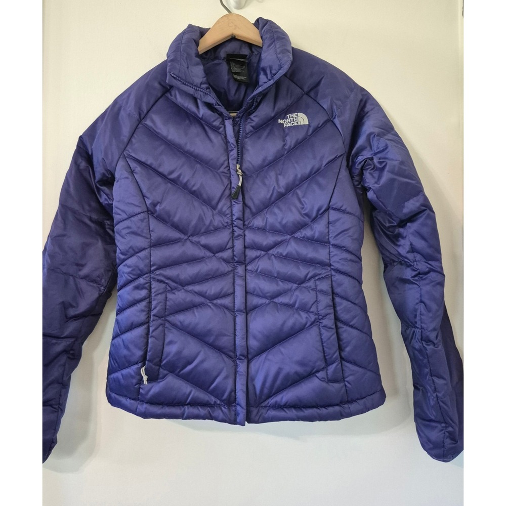The North Face 550 Aconcagua Goose Down Fill Puffer Purple Jacket Womens Size XS